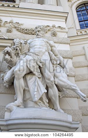 Hercules And Cerberus, Hofburg Palace, Vienna, Austria