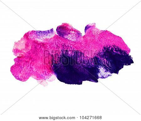 Abstract pink watercolor background.