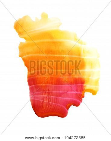 Hand painted abstract watercolor background.