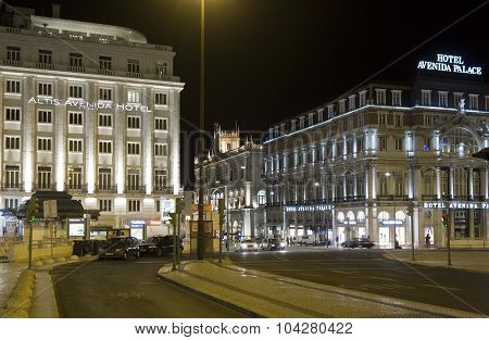 Lisbon At Night