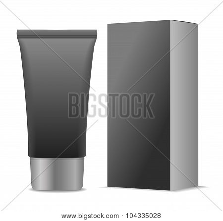 Black tube and package