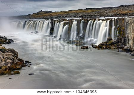 The powerful Selfoss waterfall