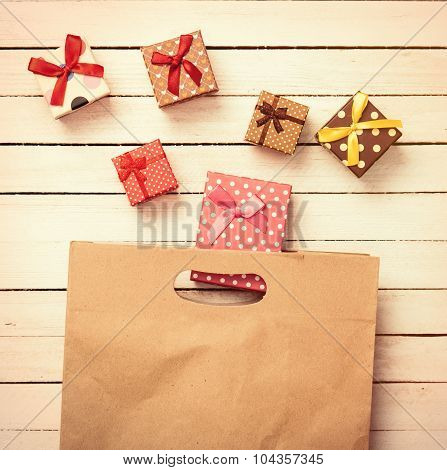 Gift Boxes And Chrismtas Baubles
