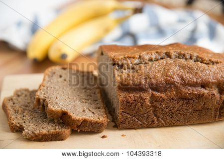 Home made Banana bread loaf