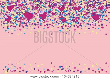 Pink background