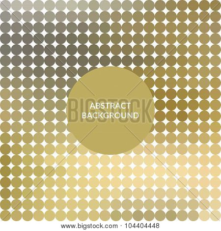 Gold. Abstract Mosaic Background.