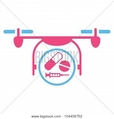 Medication Quadcopter Icon