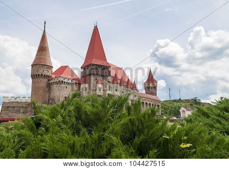 Corvin Castle or Hunyadi Castle in Hunedoara, Romania.