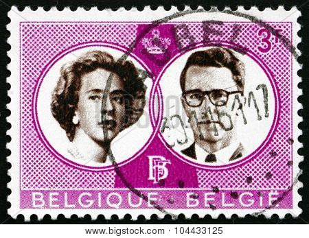 Postage Stamp Belgium 1960 King Baudouin And Queen Fabiola