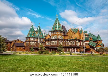palace in clouds