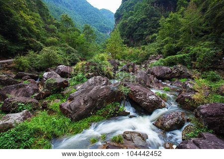 Natural spring.
