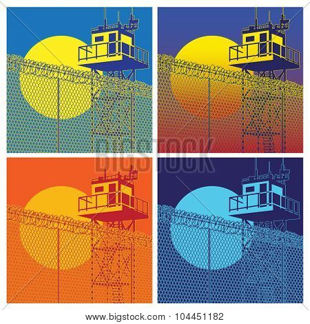 Colorful Watchtower