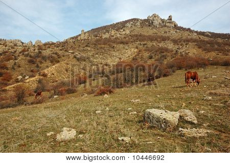 Demirji og Ghost dal, Krim, ukraine - berømte vartegn og Natural Reserve