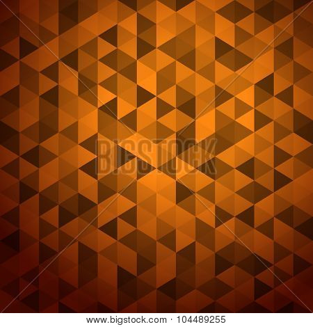 Abstract background of color triangles. Place your content 