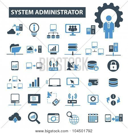 system administrator icons