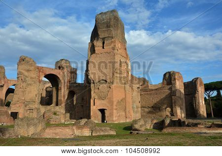 Baths Of Caracalla Calidarium In Rome