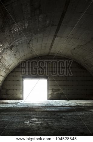 Abandoned Military Hangar