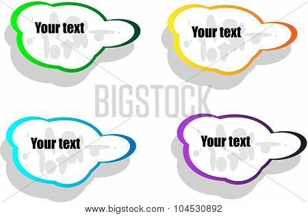 White Emblemes For You Text