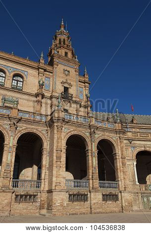 Spain Square Built For The Ibero-american Exposition Of 1929, Sevilla, Andalusia, Spain