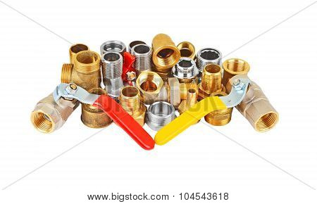 Plumbing fitting and ball valve