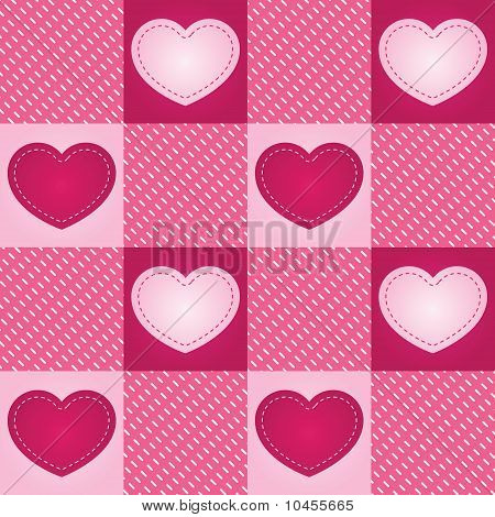 Pestré srdce bezešvé dlaždice