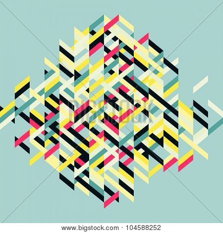 Abstract Vector Illustration. Can Be Used For Design And Presentation.