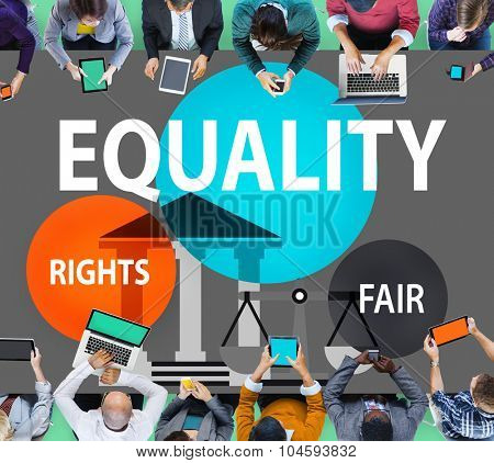 Equality Parity Balance Justice Fair Concept
