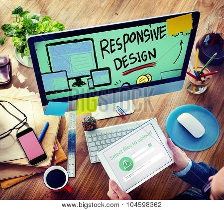 Responsive Design Responsive Quality Analytics Imagination Concept