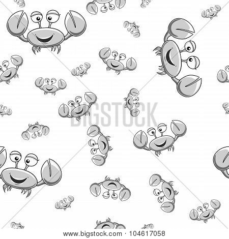 Sea theme vector pattern illustration