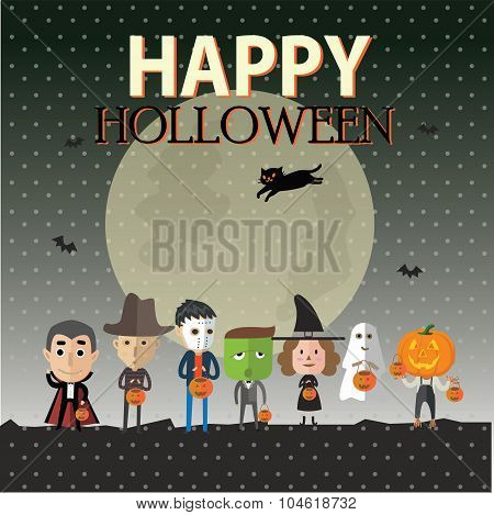 happy halloween eps10 format