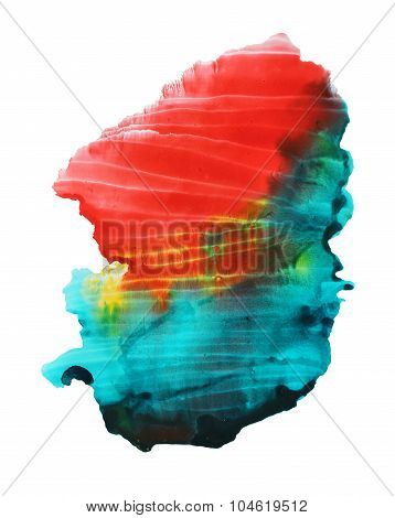 Abstract watercolor background.