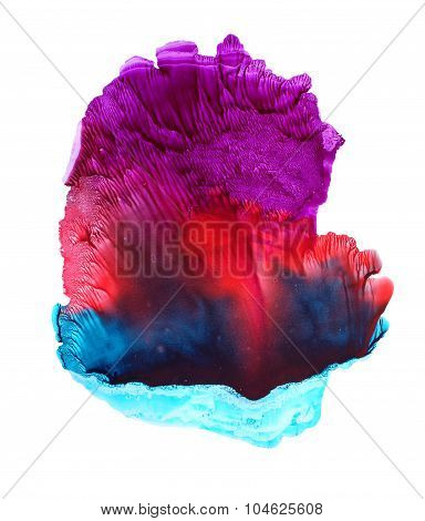 Abstract colorful watercolor background.