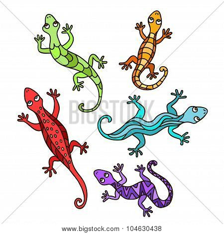 Decorative lizards