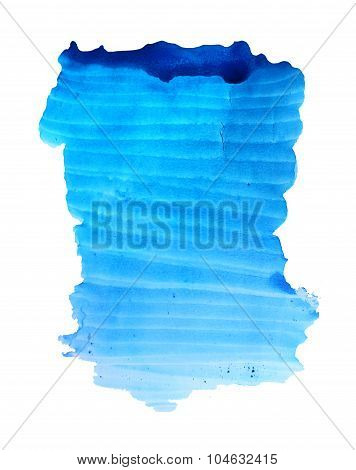 Blue sky abstract watercolor background.