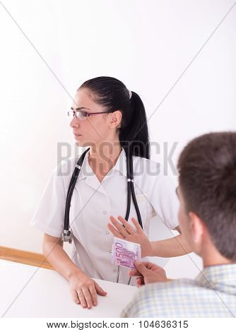 Doctor Refusing Bribing