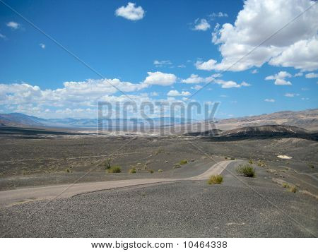 Ubehebe kráter road