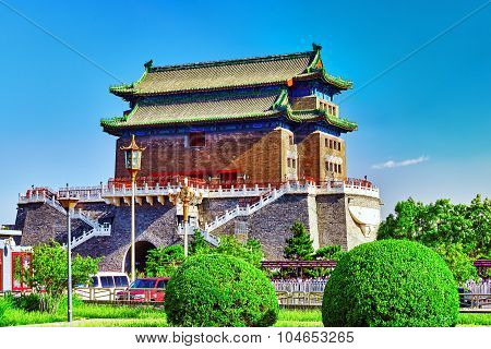 Beautiful Zhengyangmen Gate (qianmen Gate ). This Famous Gate Is Located At The South Of Tiananmen S