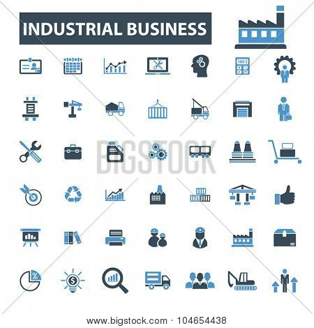 industrial business icons