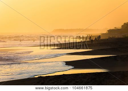 Beach Of Kuta In Bali