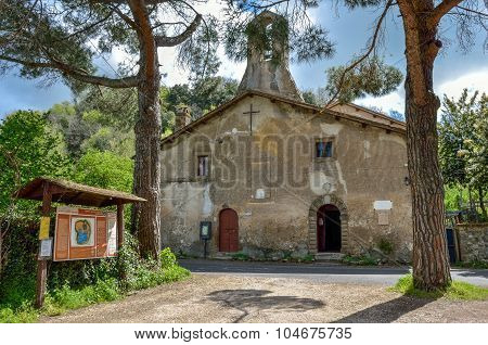 Viterbo - Vico Lake Regional Park -  Old Church Santa Lucia