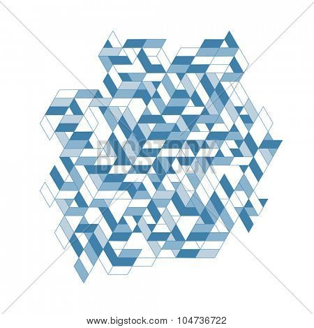 Abstract Vector Illustration. Can Be Used For Design And Presentation.