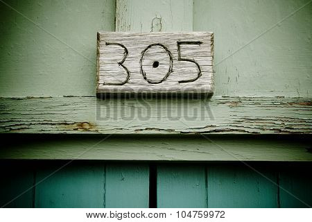 305 Wooden Sign