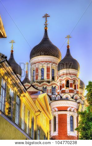 Saint Alexander Nevsky Cathedral In Tallinn - Estonia