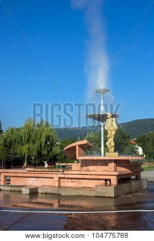Geyser in Town of Sapareva Banya