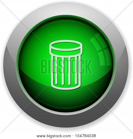 Green Trash Button