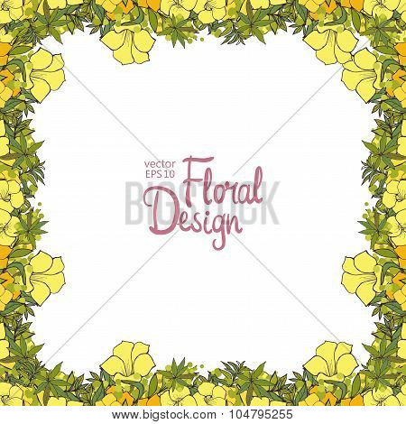 Floral Frame