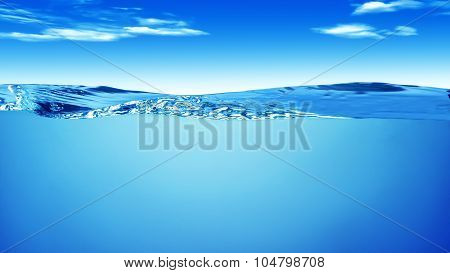 Clear water