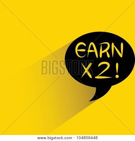 earn x2 message