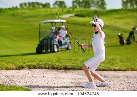 Kids golf competition