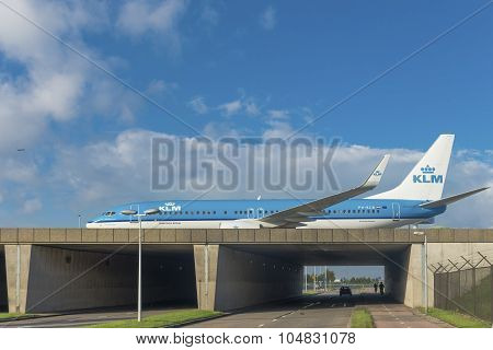 Airplane Over Highway